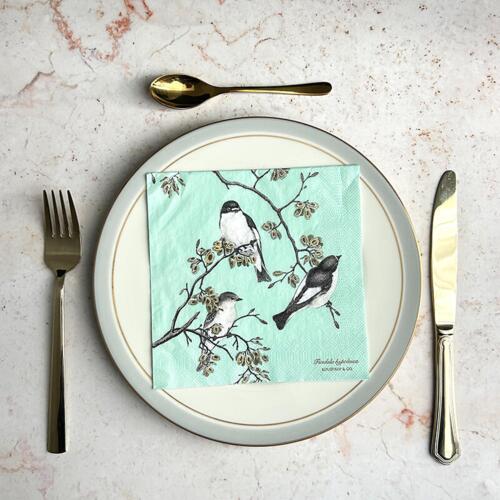 SERVIETTER - Broget Fluesnapper