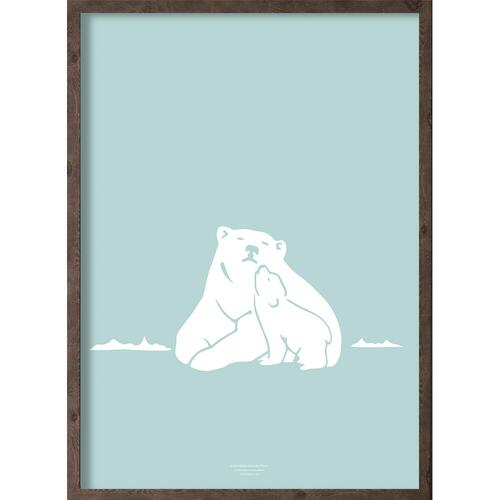 Nanoq (bleu glace arctique) - ART PRINT - CHOISIR LA TAILLE