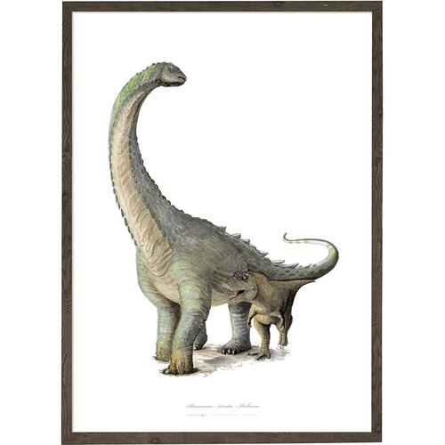 Alamosaurus - KONSTAFFISCH - VÄLJ STORLEK