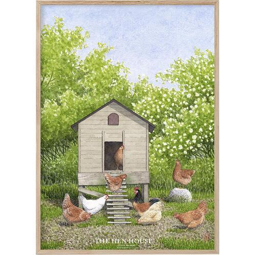 ART PRINT - The hen-house - CHOOSE SIZE