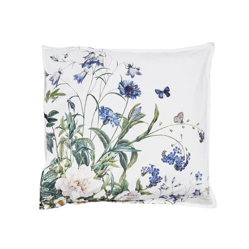 Organic cushion cover - Blue Flower garden JL