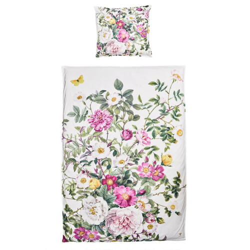 Økologisk sengesæt - Rose Flower garden JL 140x220 cm