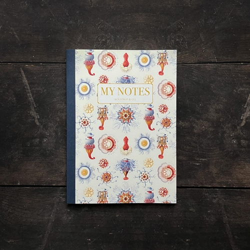 Noteshæfte - Haeckel 4 pattern - UDSOLGT