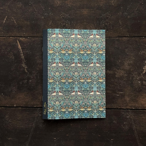 Noteshæfte - Bird Green pattern WM