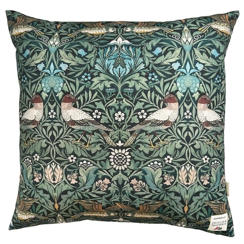 PUDE COVER 50x50 cm - Øko Bomuld - Morris Bird - TIL FORUDBESTILLING (Kommer i midten af marts 2026)