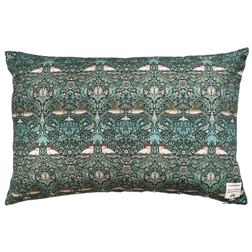 PUDE COVER 60x40 cm - Øko Bomuld - Morris Bird pattern - TIL FORUDBESTILLING (Kommer i midten af marts 2026)