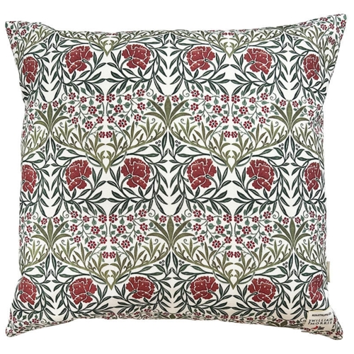 PUDE COVER 50x50 cm - Øko Bomuld - Morris Oxford pattern - TIL FORUDBESTILLING (Kommer i midten af marts 2026)