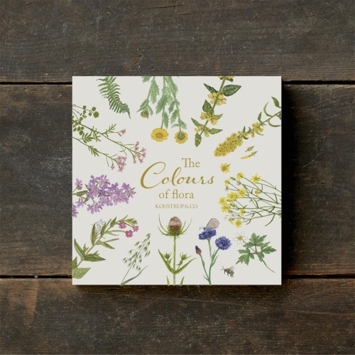 FLORA - Kvadratisk kortmappe - TIL FORUDBESTILLING (Kommer 15. februar 2026)