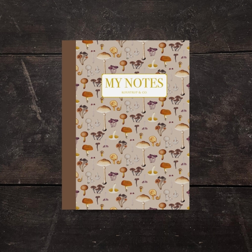 Cuaderno de notas - FD Mushrooms pattern - EN PREVENTA (Disponible el 1 de febrero de 2026)