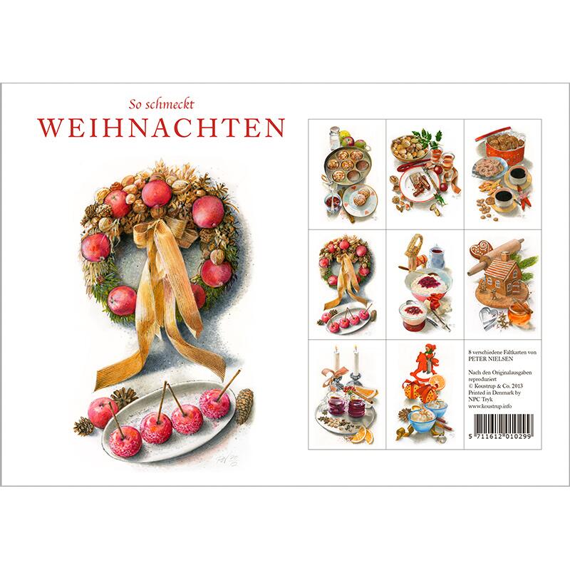 SO SCHMECKT WEIHNACHTEN - 8 cartes (allemand)