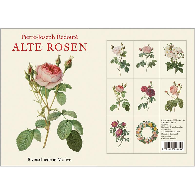 ALTE ROSEN - 8 cartes (allemand)
