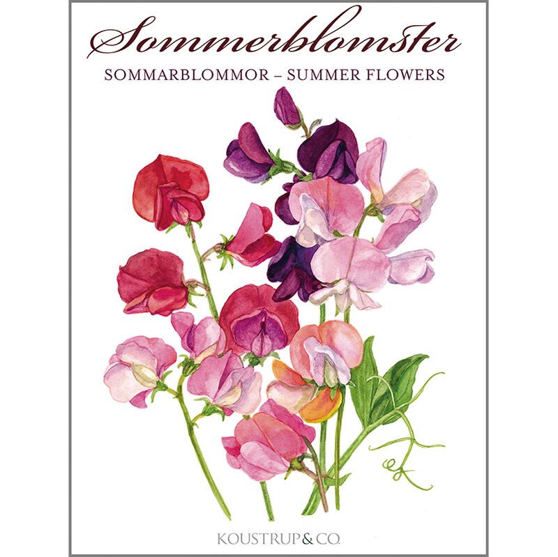 SUMMER FLOWERS - 8 cards