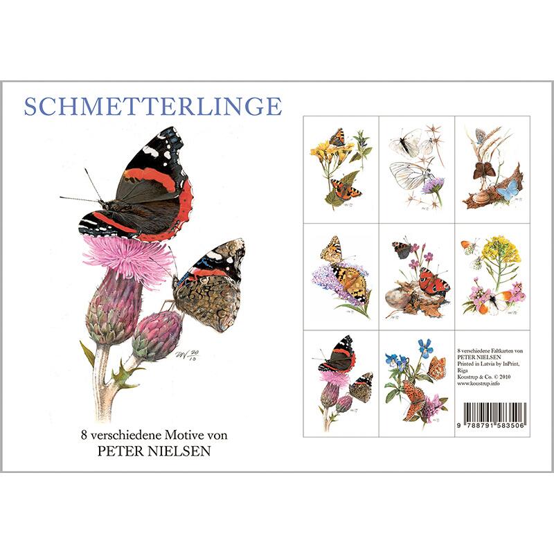 SCHMETTERLINGE - 8 cartes (allemand)
