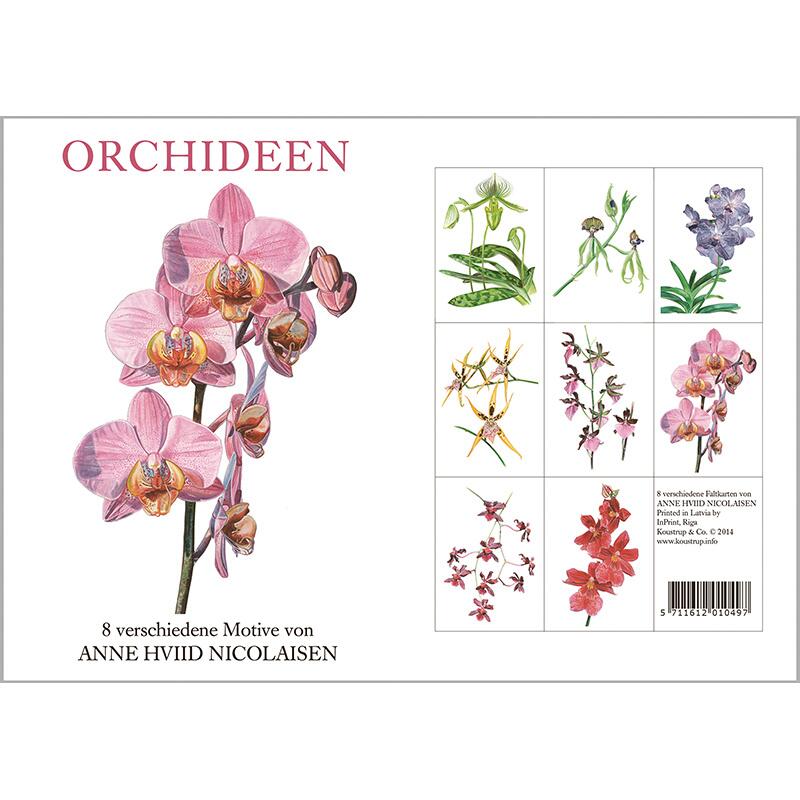 ORCHIDEEN - 8 kort (tysk)