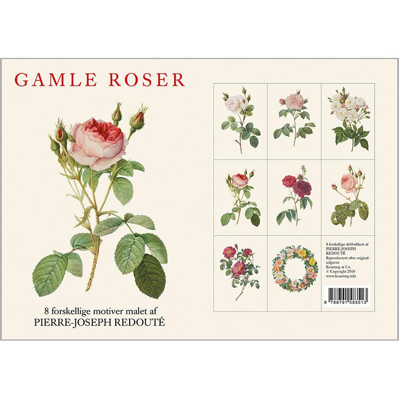 GAMLE ROSER - 8 kort