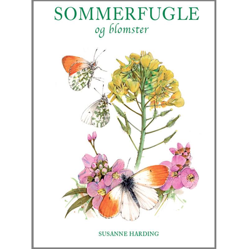 BUCH: SCHMETTERLINGE - und Blumen (Dänisch Text)