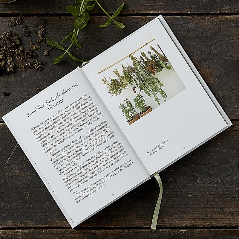 BOOK: HERBAL TEA - from nature and garden (danish text) - OUT OF STOCK