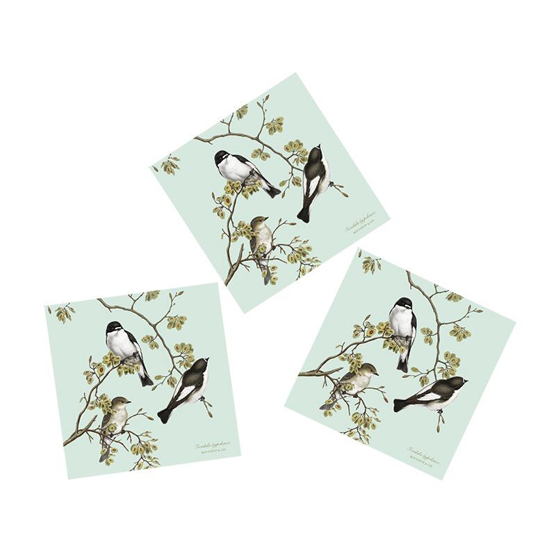 NAPKINS - Pied Flycatcher - 20 pcs in a package