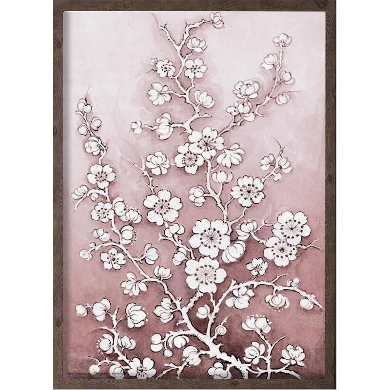 Fleurs de cerisier rose - ART PRINT - CHOISISSEZ LA TAILLE