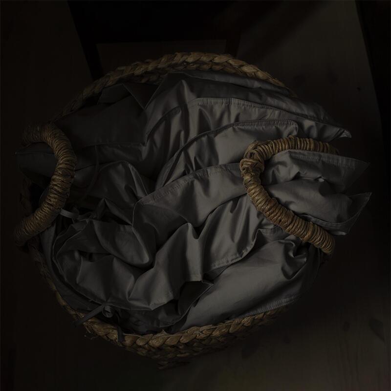 Ekologiskt sängkläder - mörkt kolgrått