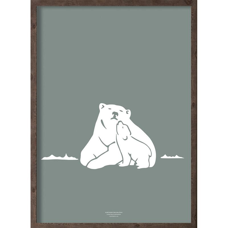 Nanoq (feuille arctique) - ART PRINT - CHOISISSEZ LA TAILLE