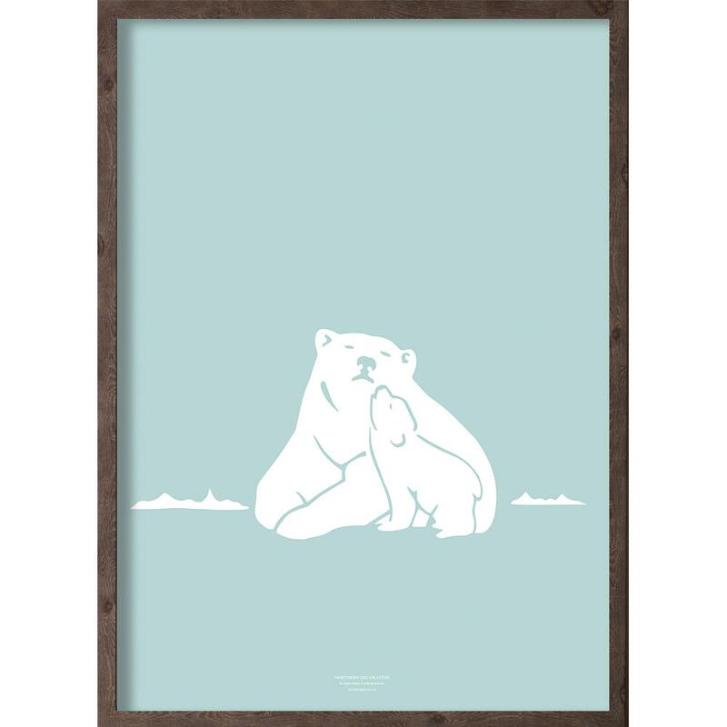 Nanoq (bleu glace arctique) - ART PRINT - CHOISIR LA TAILLE