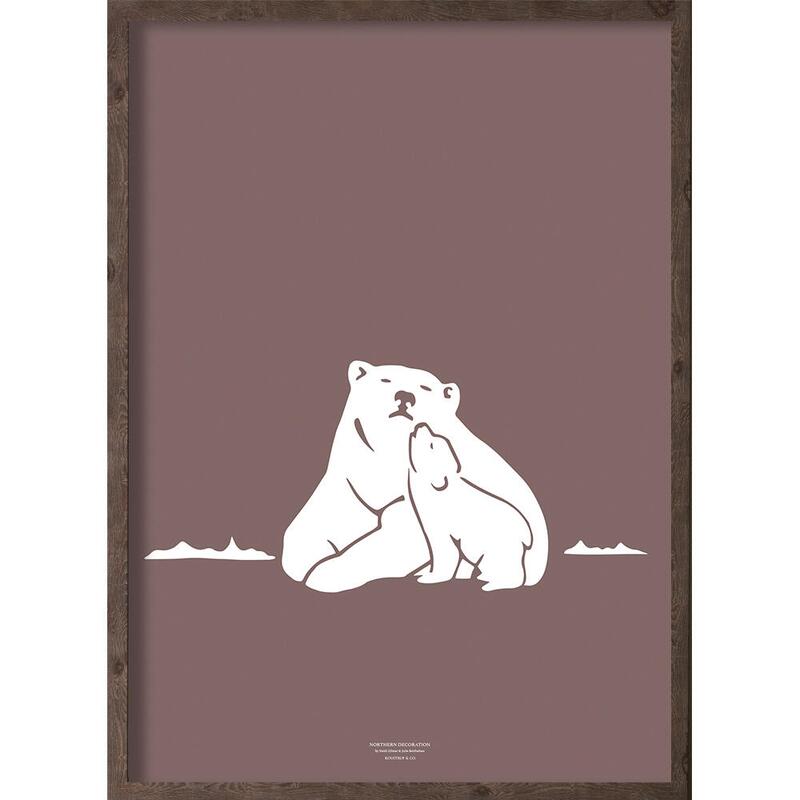 Nanoq (violet arctique) - ART PRINT - CHOISISSEZ LA TAILLE