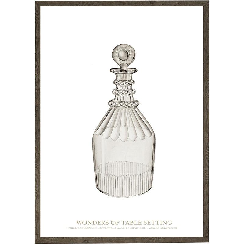 ART PRINT - Decanter clear - CHOOSE SIZE