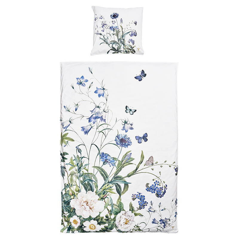 Organic bedlinen set - Blue Flower garden JL 140x220 cm