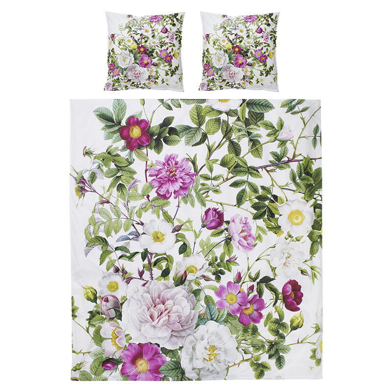 Organic bedlinen set double duvet - Rose Flower Garden JL 200x220 cm