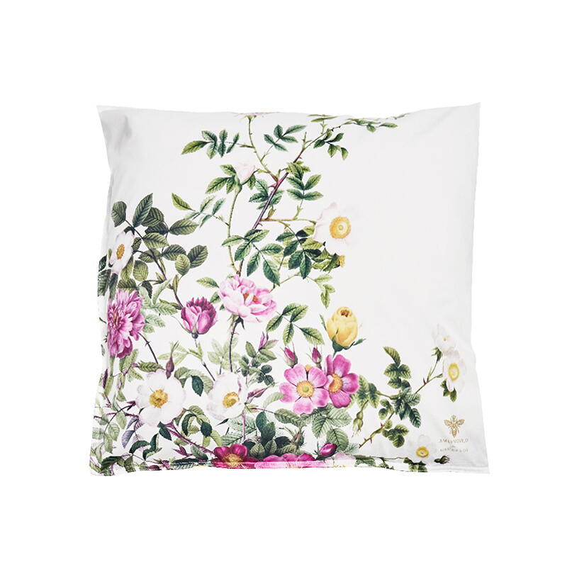 Organic cushion cover - Rose Flower garden JL 60x63 cm