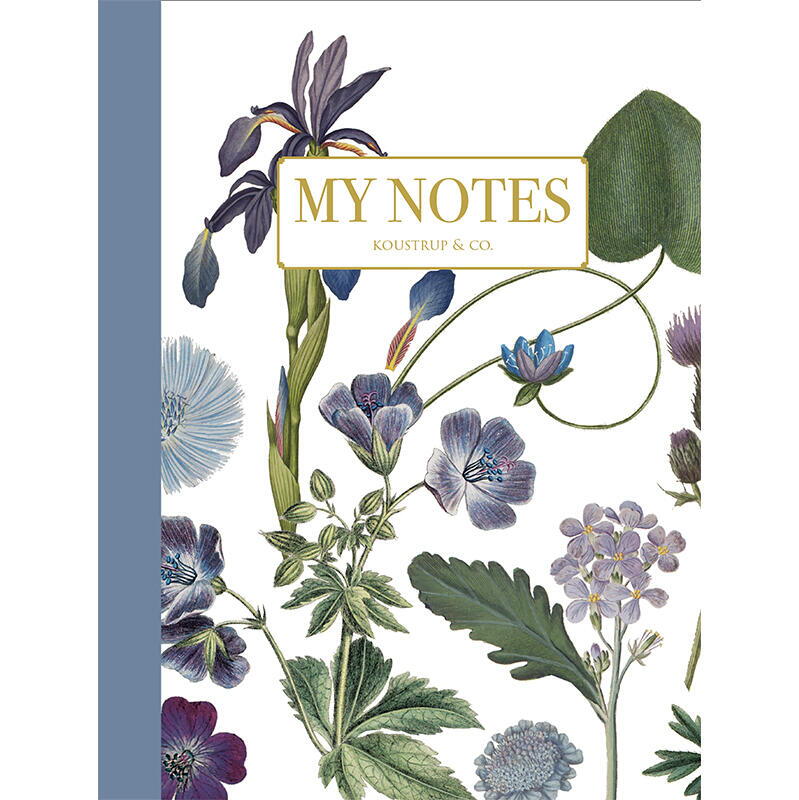 Notebook - Blue floral 2