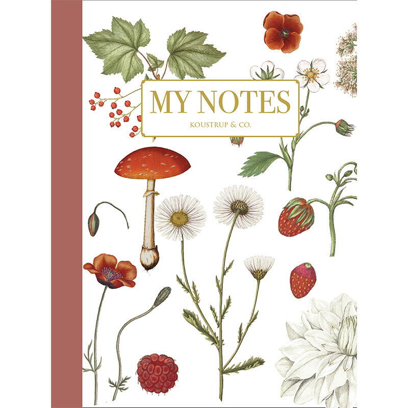 Notizbuch - Rote Blumen