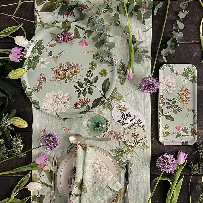 Glass coaster - The Flora Danica Atlas - 4-pack