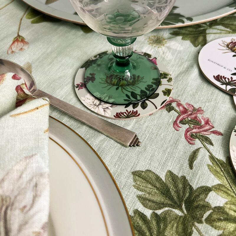 Glass coaster - The Flora Danica Atlas - 4-pack