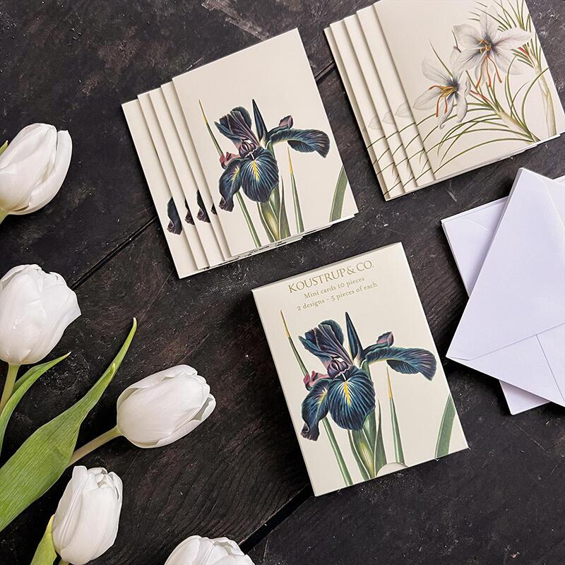 Mini-cartes Printemps – Iris