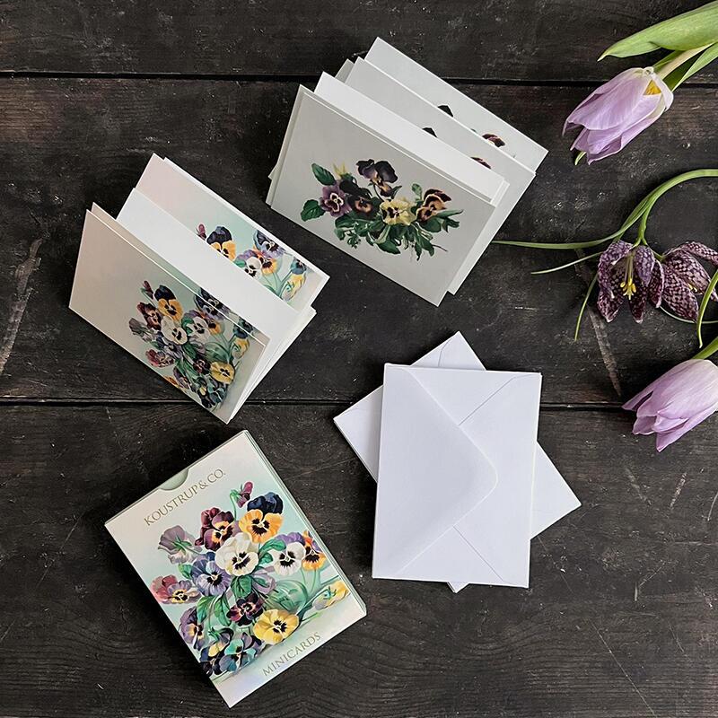 Spring Mini Cards – Pansy