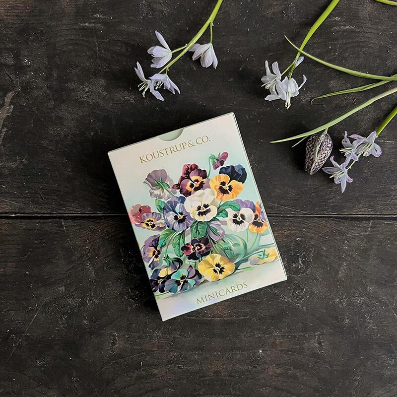 Spring Mini Cards – Pansy