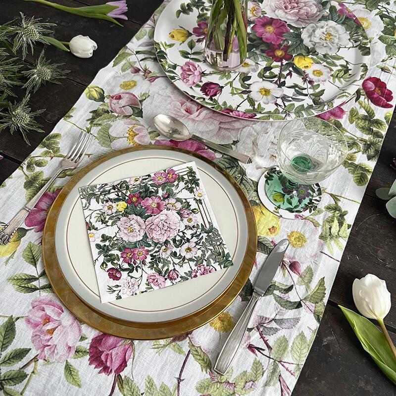 LAUTASLIINAT - Rose Flower Garden JL