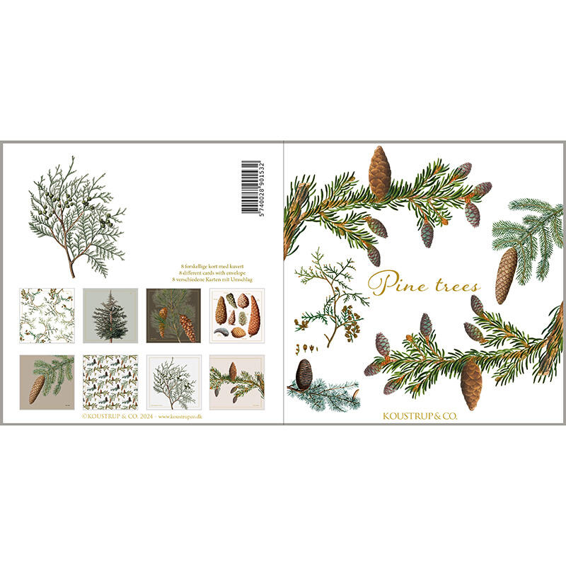 PINE TREES - Square card folder - PRE-ORDER (Available at the beginning of October)