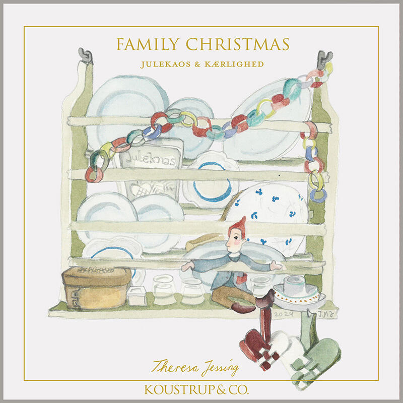 FAMILY CHRISTMAS - Chemise carrée pour cartes