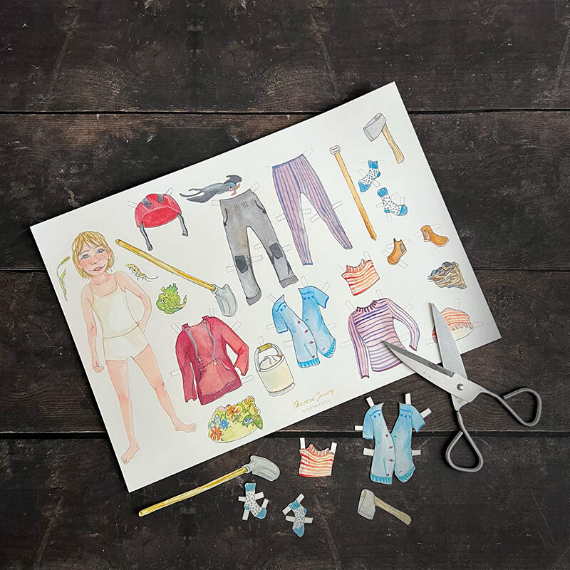 Poupée à habiller - Fille