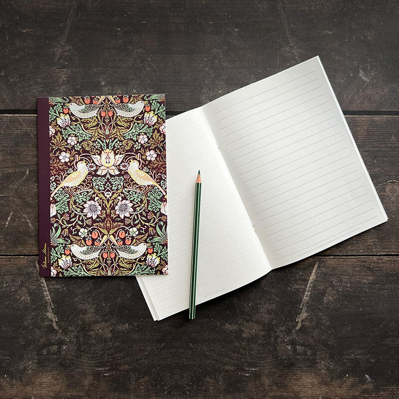 Noteshæfte - Strawberry thief WM