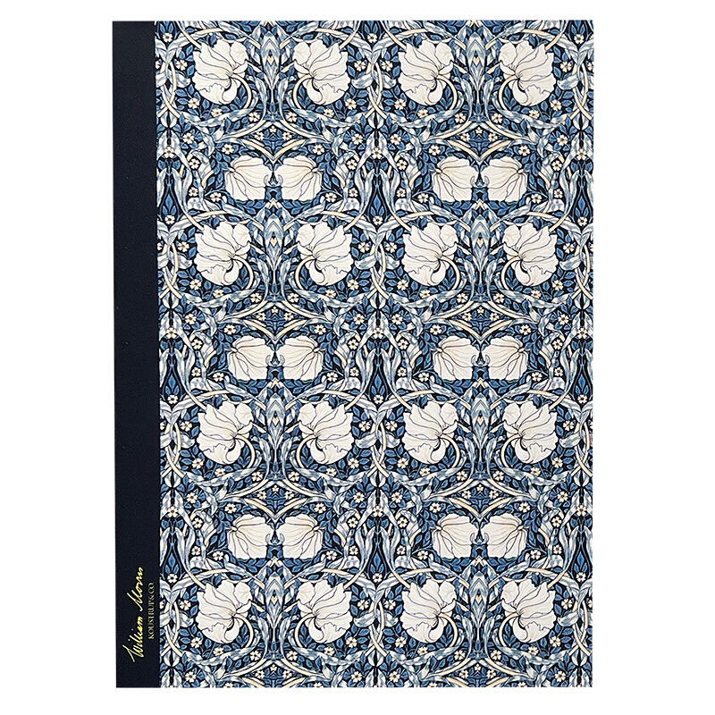 William Morris Pimpernel pattern Dark Blue forside