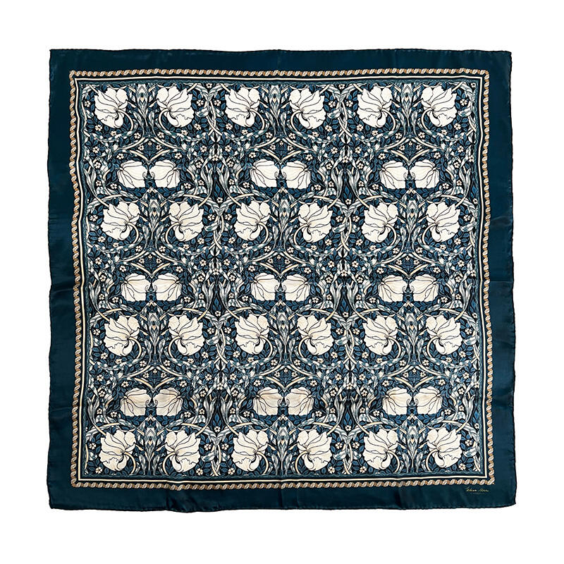 SILKETØRKLÆDE - Morris Pimpernel blue - 50 cm