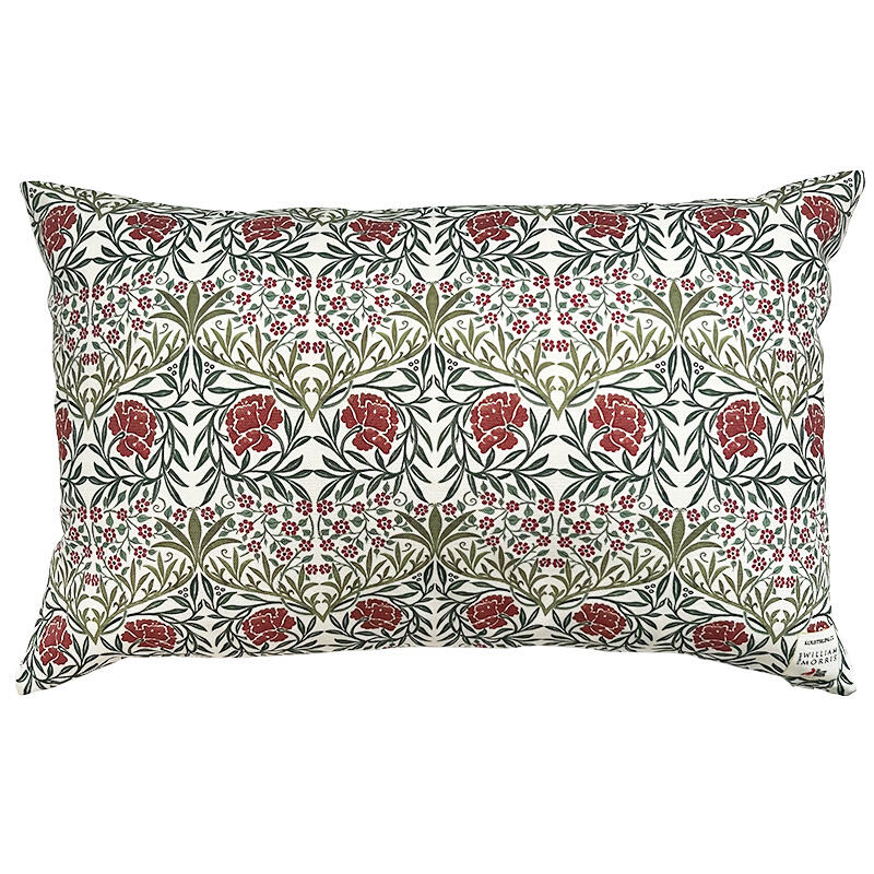 PUDE COVER 60x40 cm - Øko Bomuld - Morris Oxford pattern - TIL FORUDBESTILLING (Kommer i midten af marts 2026)