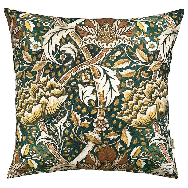 PUDE COVER 50x50 cm - Øko Bomuld - Morris Windrush green - TIL FORUDBESTILLING (Kommer i midten af marts 2026)