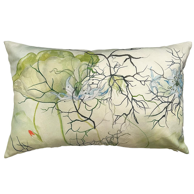 PUDE COVER 60x40 cm - Øko Bomuld - TJ Love in a mist - TIL FORUDBESTILLING (Kommer i midten af marts 2026)