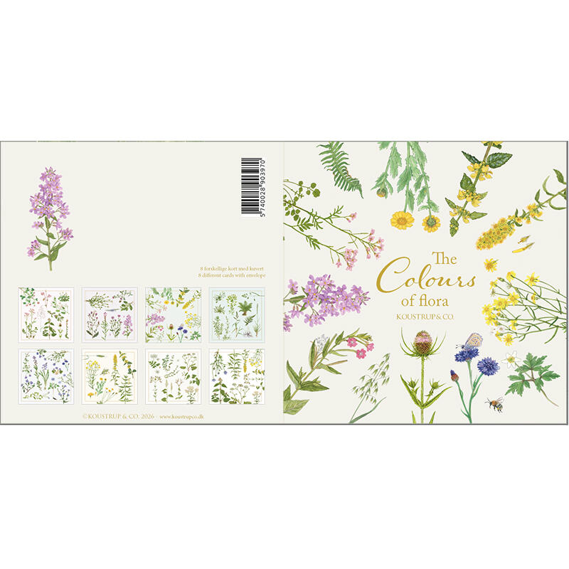 FLORA - Kvadratisk kortmappe - TIL FORUDBESTILLING (Kommer 15. februar 2026)