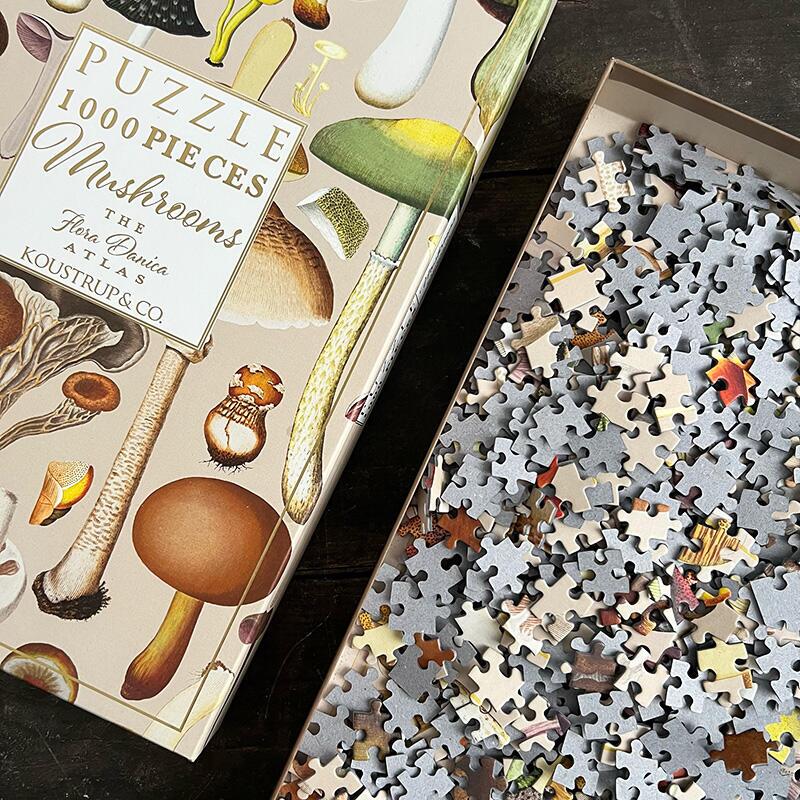 Puslespil - Mushrooms - 1000 brikker